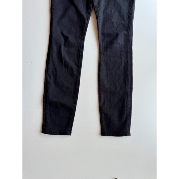 FRAME Ali Noir Black High Rise Skinny Cigarette Jeans, Size 27 - Picture 8 of 14